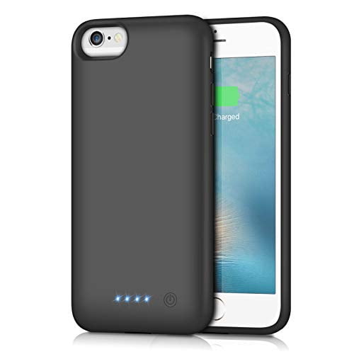 4.7' Ultra-Slim Full Protective Portable Charging Case Rechargeable Extended Battery Pack for Apple iPhone 8/7/6s/6/SE 2020 Battery Case for iPhone 8/7/6s/6/SE 2020 6000mAh -Black Upgraded 4.7' Ultra-Slim Full Protective Portable Charging Case Rechargeable Extended Battery Pack for Apple iPhone 8/7/6s/6/SE 2020 Battery Case for iPhone 8/7/6s/6/SE 2020 6000mAh -Black Upgraded